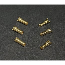 FX0084 -  3.5mm Bullet Plug Gold Connector (3M+3F)