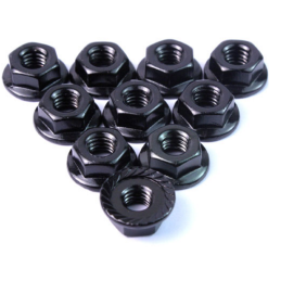 Aluminium Serrated Lock Nut 4mm