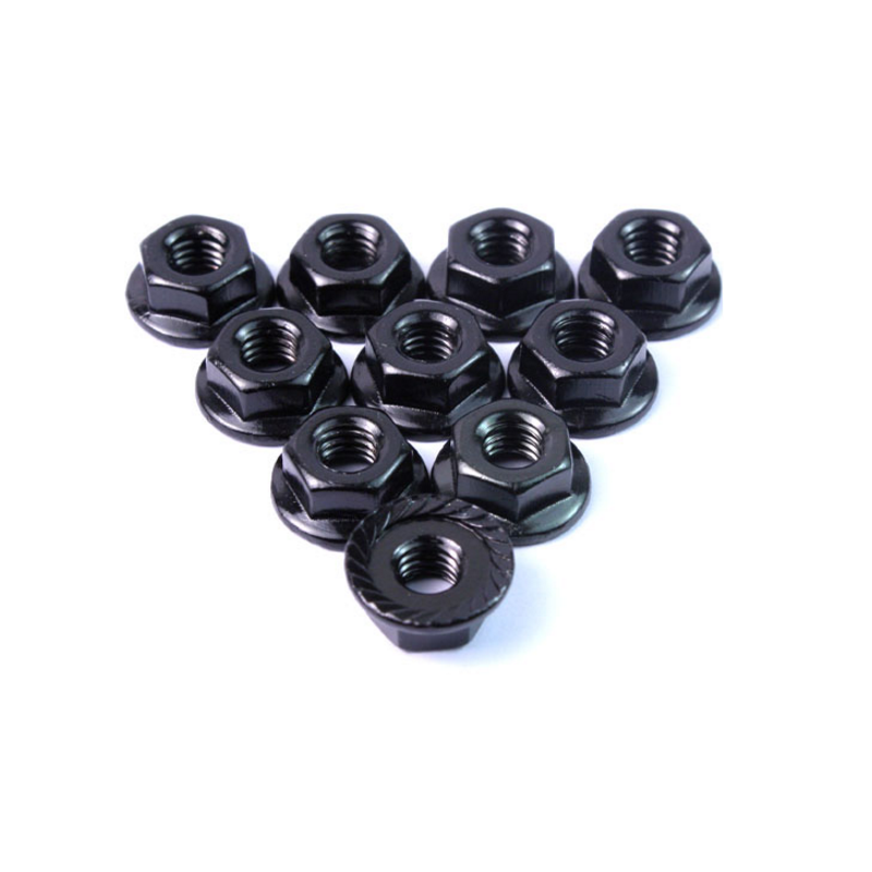 Aluminium Serrated Lock Nut 4mm