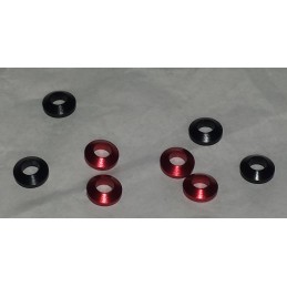 Tapered Washers - Black - 4pcs