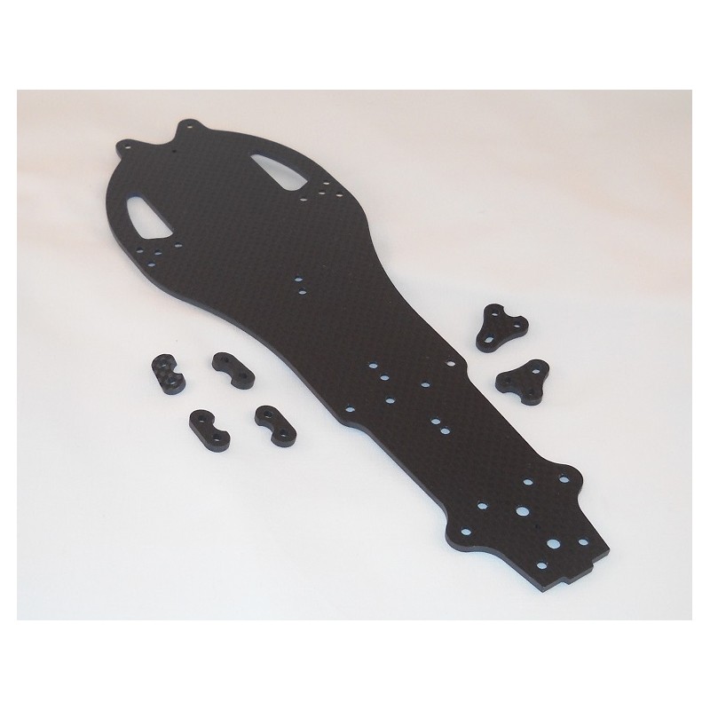 Mistral Slim chassis 2.5mm carbon fibre