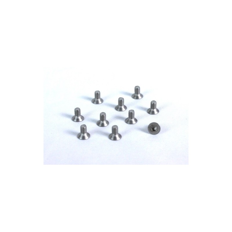 BHF310 Screw - M3 x 10mm - Titanium Hexagon Socket Countersunk