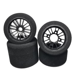 Pro10WET  - Pan Car WET tires - Carbon wheel