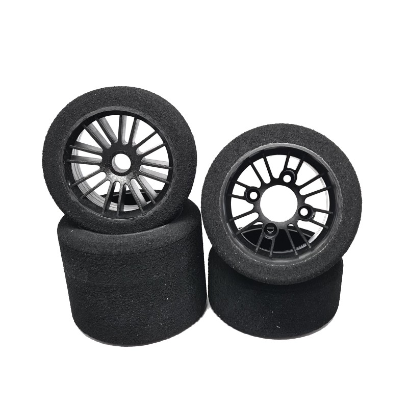 Pro10WET  - Pan Car WET tires - Carbon wheel